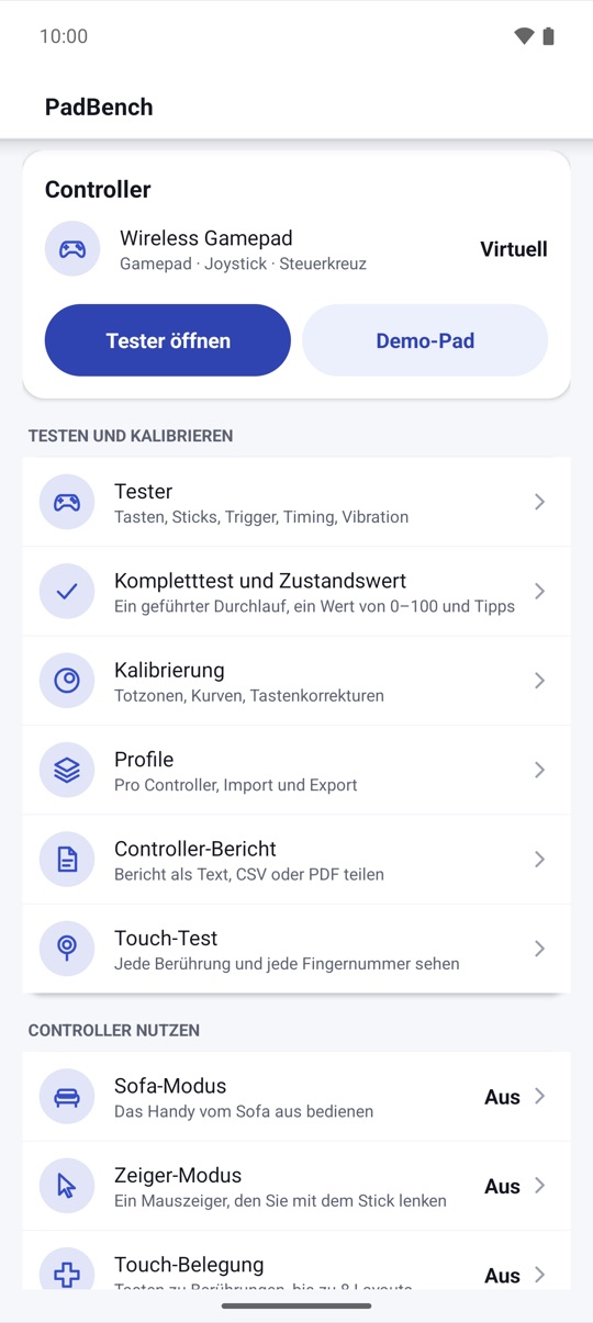 Koppeln, drücken,