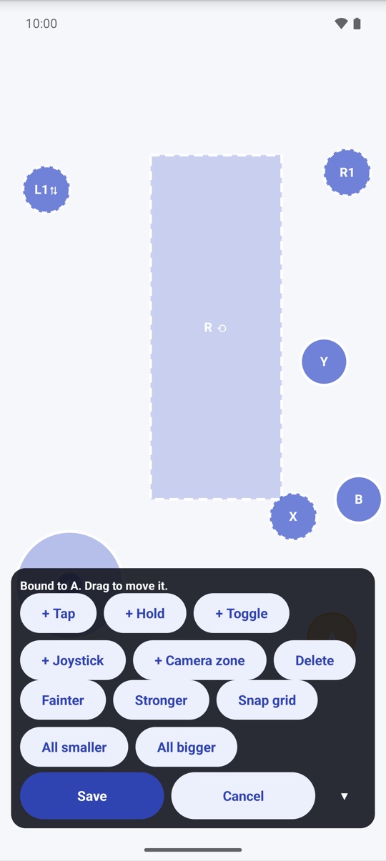 press a button.
