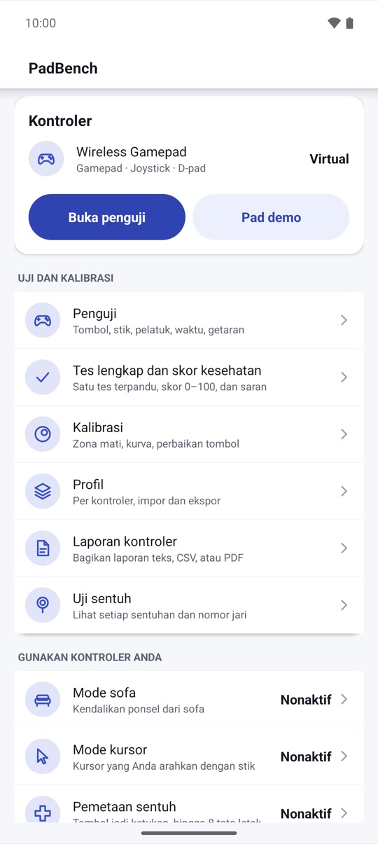 Sambungkan, tekan,