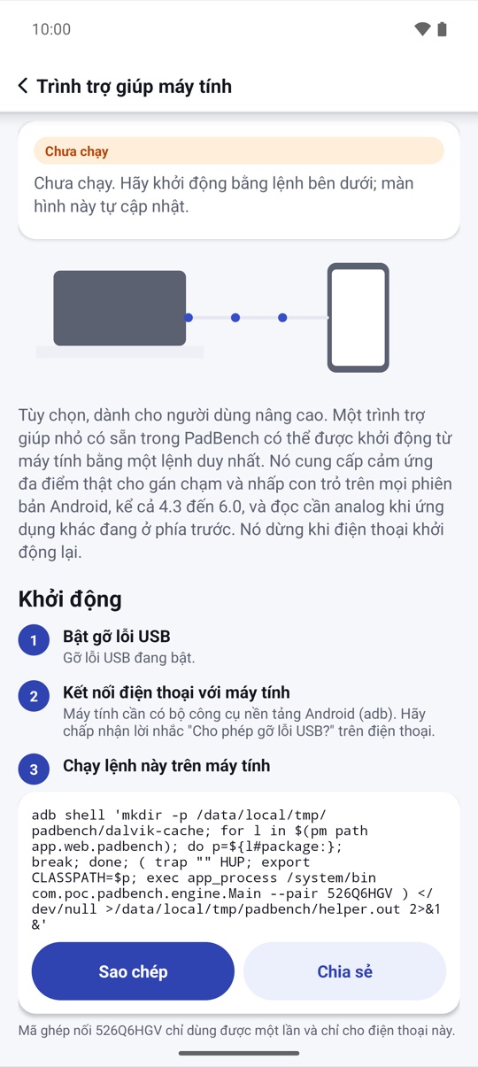 PadBench helper